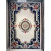سجاد تركي هيلتون 43759A كحلي اخضر مقاس 250*350