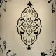 Iris Turkish Rug N0597A black Round Size 150*150