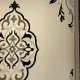 Iris Turkish Rug N0597A black Round Size 150*150