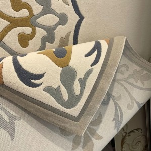 سجاد ايريس تركي N0597A رصاصي دائري مقاس 150*150