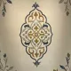 Iris Turkish Rug N0597A gray Round Size 150*150