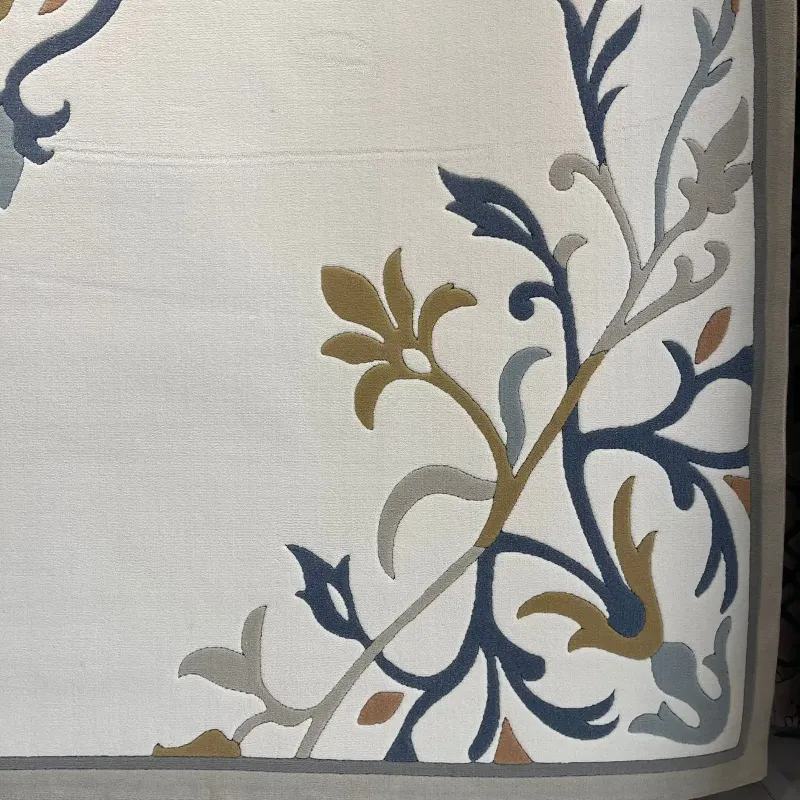 Iris Turkish Rug N0597A gray Round Size 150*150