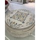 Iris Turkish Rug N0597A gray Round Size 150*150