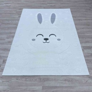 سجاد تركي اطفال كيدز A1079A اللون كريم مقاس 80*150