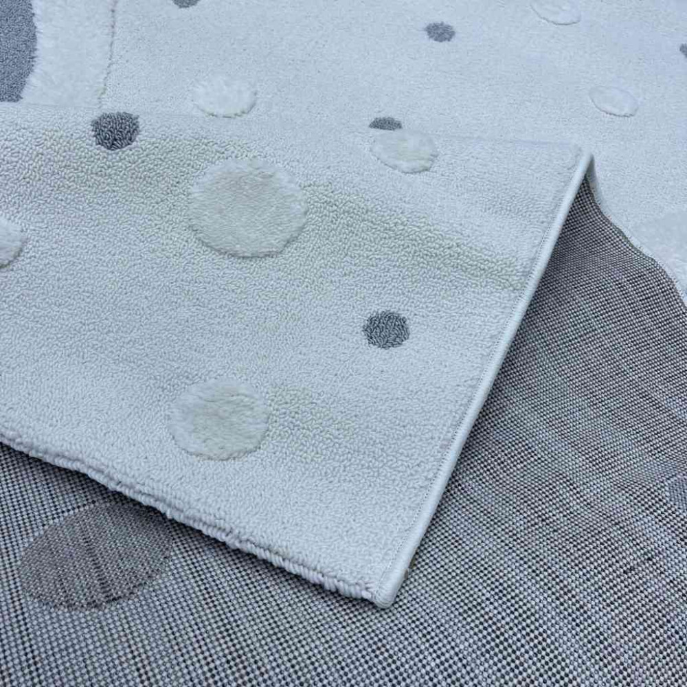 سجاد تركي اطفال كيدز A1224A اللون كريم مقاس 120*170