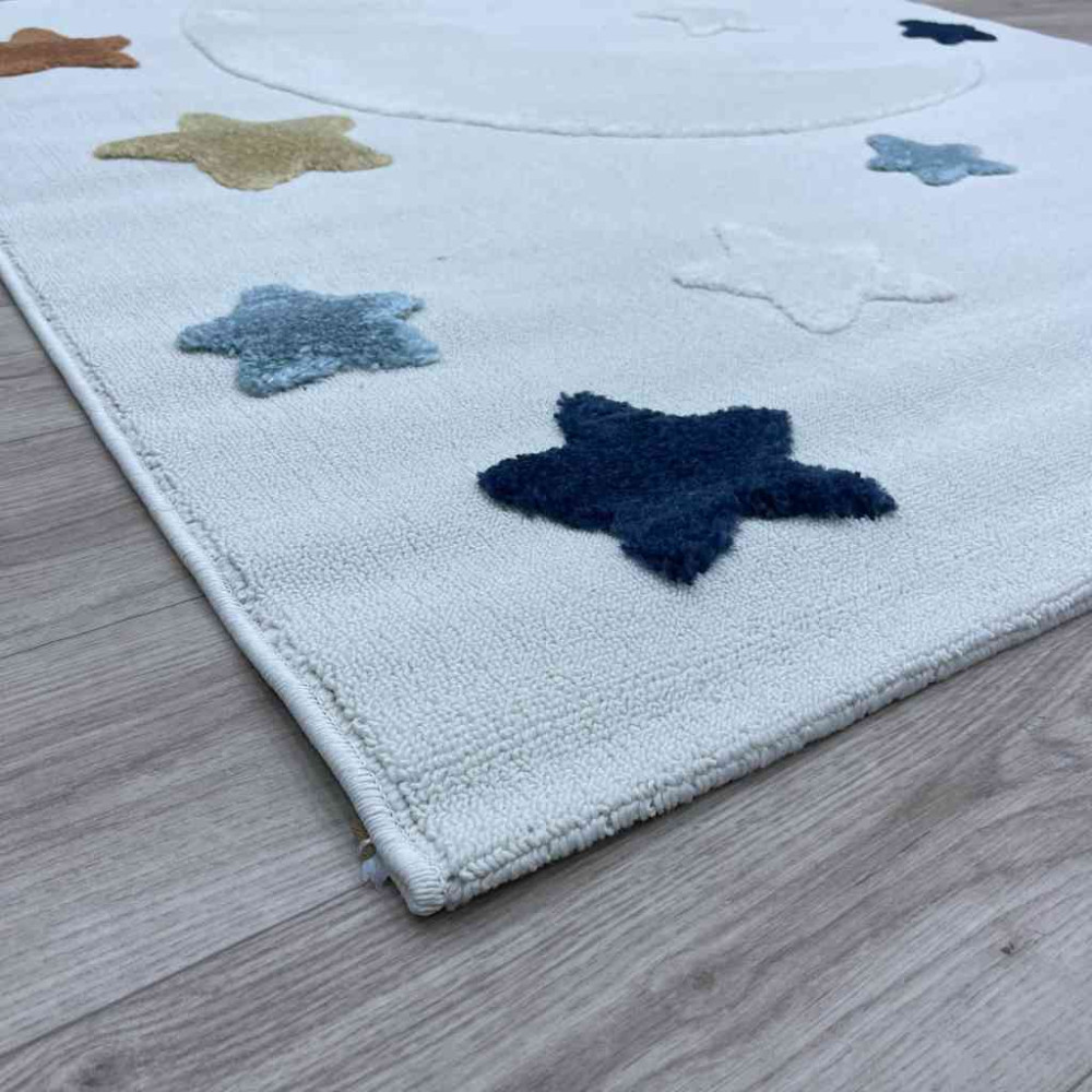 سجاد تركي اطفال كيدز A1534A اللون كريم مقاس 80*150