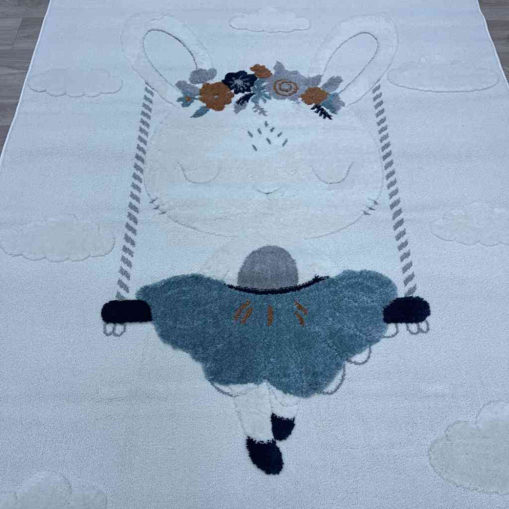 سجاد تركي اطفال كيدز A1561A اللون كريم مقاس 80*150 سجاد تركي اطفال كيدز A1561A اللون كريم مقاس 80*150