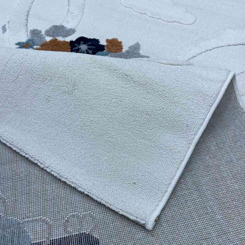 سجاد تركي اطفال كيدز A1561A اللون كريم مقاس 80*150 سجاد تركي اطفال كيدز A1561A اللون كريم مقاس 80*150