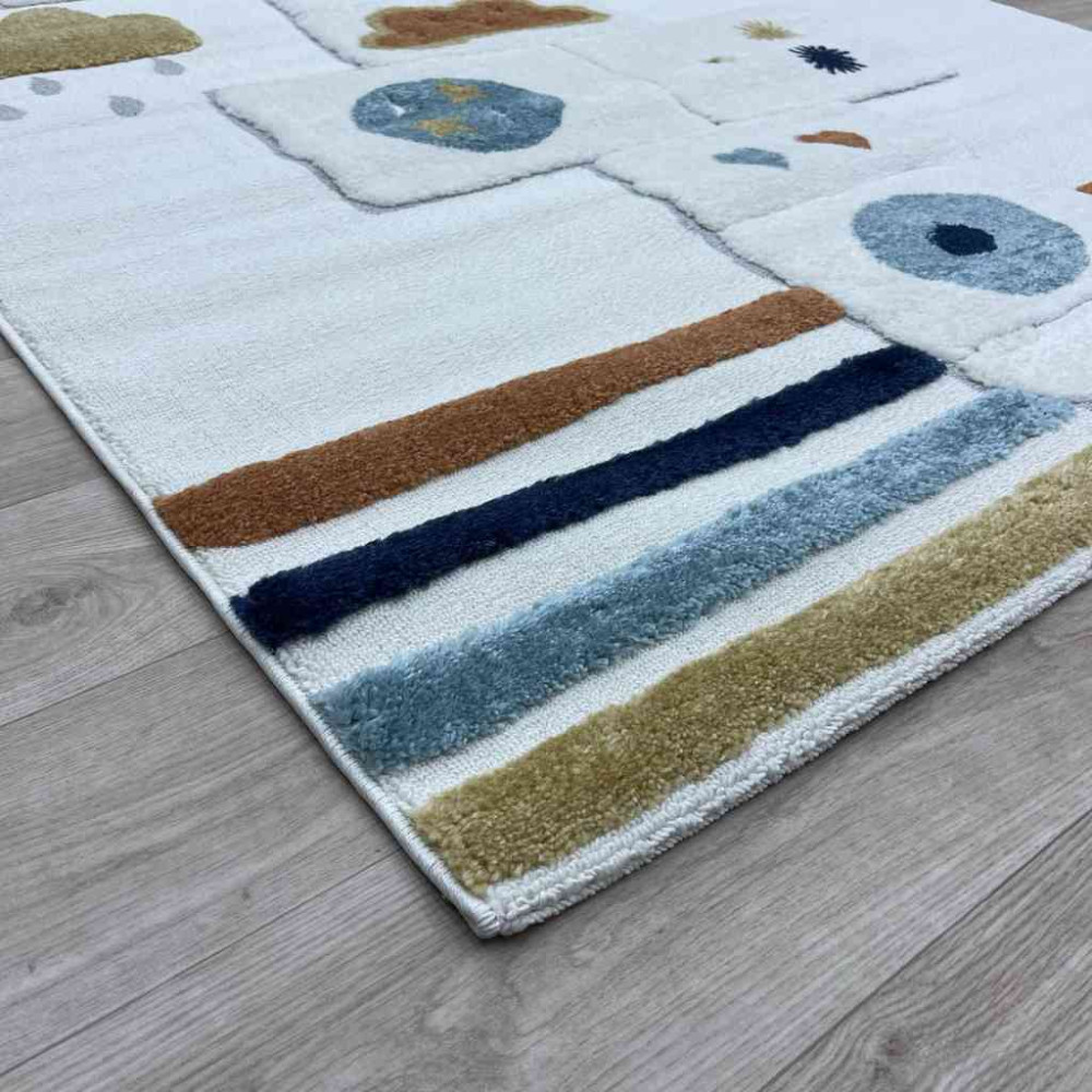 سجاد تركي اطفال كيدز A1567A اللون كريم مقاس 80*150 سجاد تركي اطفال كيدز A1567A اللون كريم مقاس 80*150