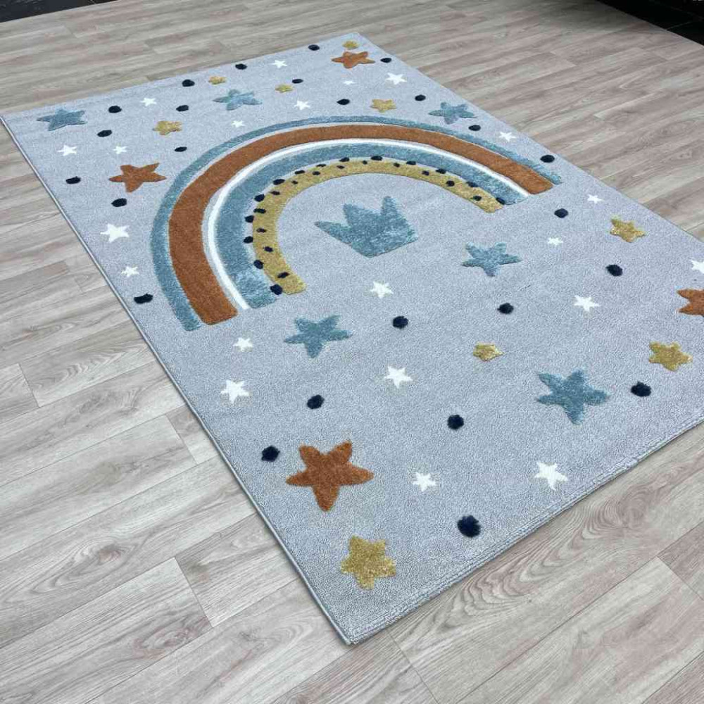 سجاد تركي اطفال كيدز A1570A اللون كريم مقاس 80*150