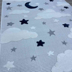 سجاد تركي اطفال كيدز A2704A اللون كريم مقاس 200*290