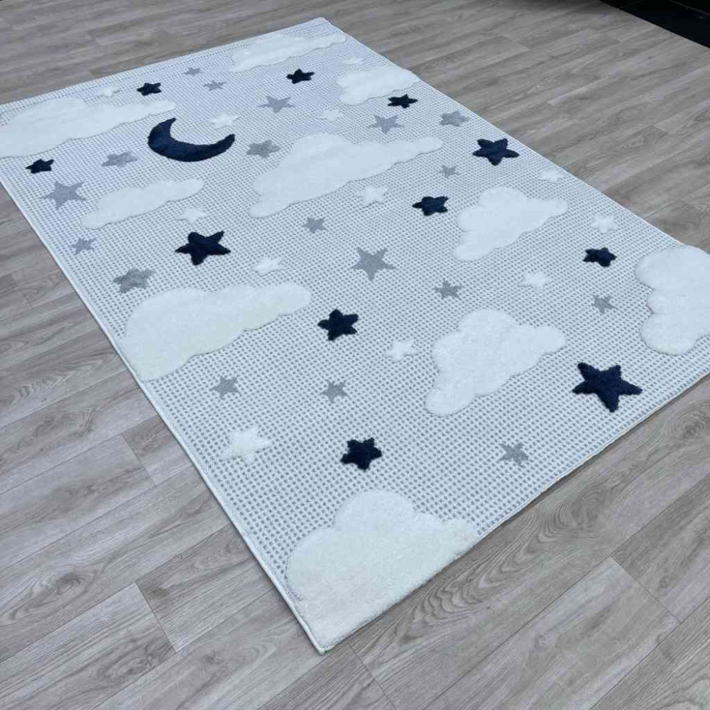 سجاد تركي اطفال كيدز A2704A اللون كريم مقاس 200*290