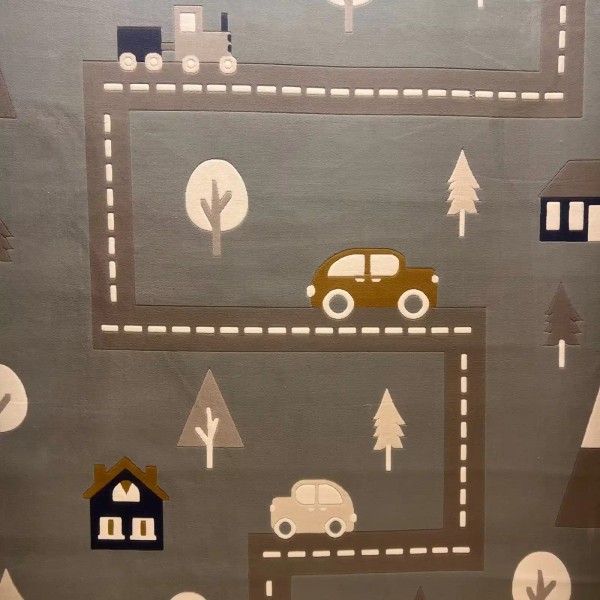 Turkish childrens rug Kids Plus 442358A Light blue size 150*220