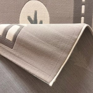 سجاد تركي اطفال كيدز بلاس 442358A اللون رصاصي فاتح مقاس 120*170