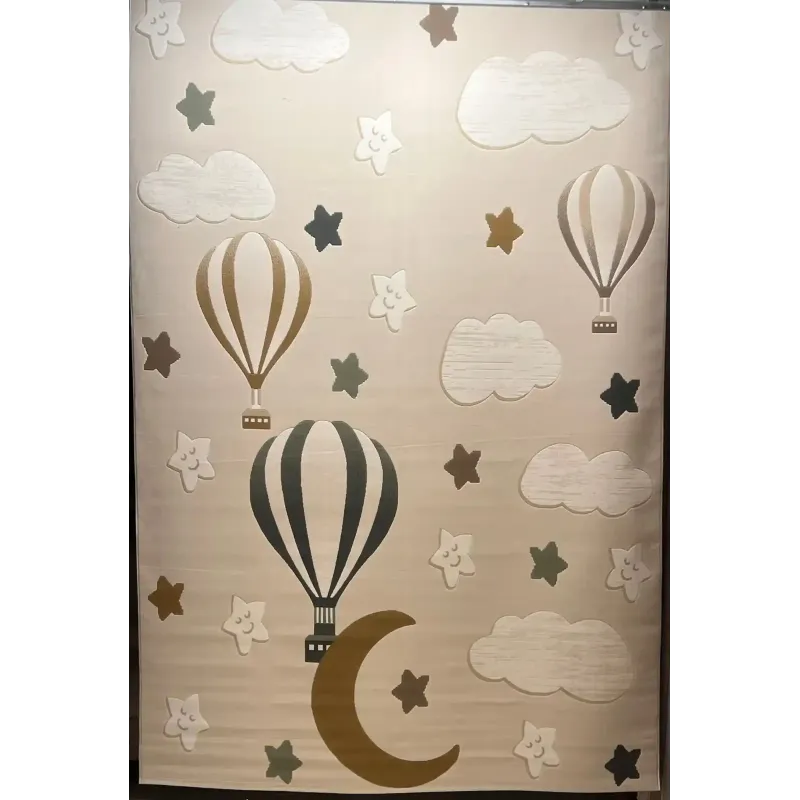 Turkish childrens rug Kids Plus 441558A cream size 120*170