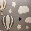 Turkish childrens rug Kids Plus 441558A Light gray size 120*170