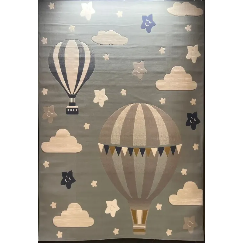 Turkish childrens rug Kids Plus 41561A Light blue size 120*170