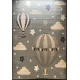 Turkish childrens rug Kids Plus 41561A Light blue size 120*170