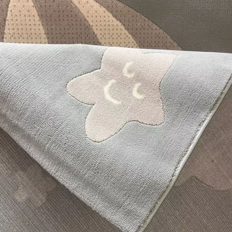 Turkish childrens rug Kids Plus 41561A Light blue size 120*170