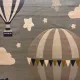 Turkish childrens rug Kids Plus 41561A Light blue size 120*170