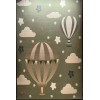 Turkish childrens rug Kids Plus 41561A Light green size 200*300