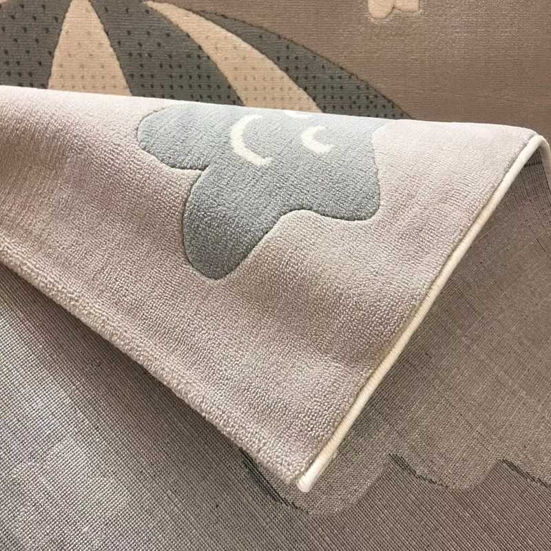 Turkish childrens rug Kids Plus 41561A Light gray size 120*170