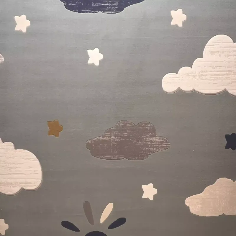 سجاد تركي اطفال كيدز بلاس 41565A اللون سماوي فاتح مقاس 120*170