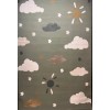 سجاد تركي اطفال كيدز بلاس 41565A اللون اخضر فاتح مقاس 80*150