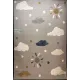 سجاد تركي اطفال كيدز بلاس 41565A اللون رصاصي فاتح مقاس 120*170