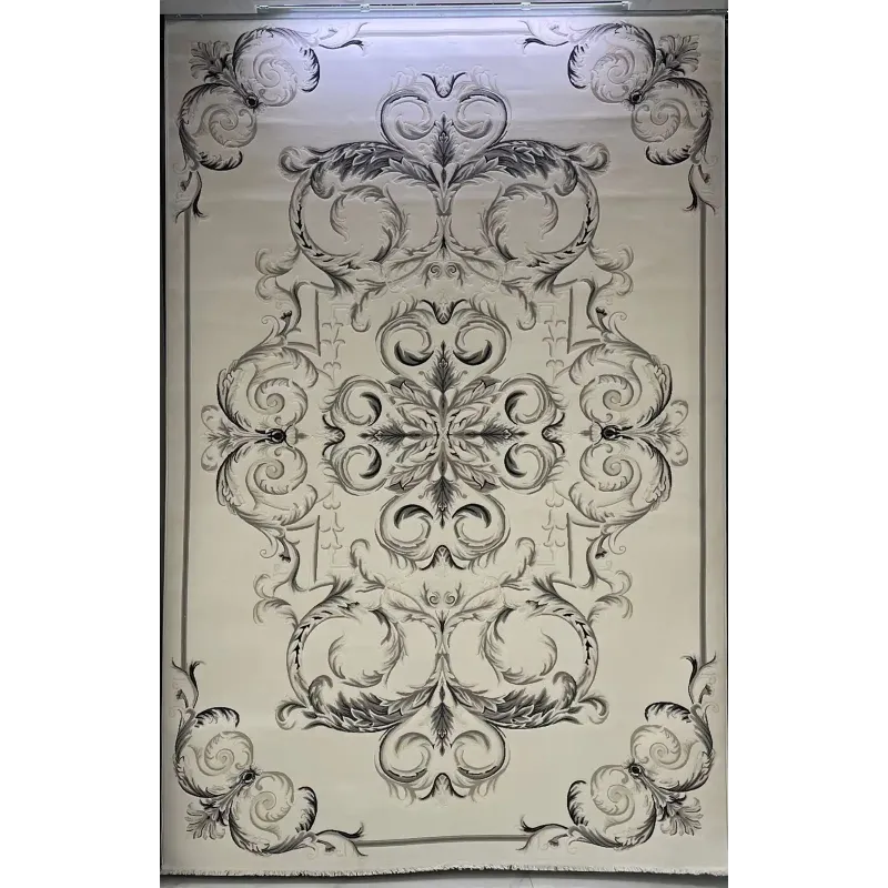 Turkish rug London 41249A Cream Black Size 200*300