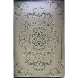 سجاد تركي لندن 41249A بيج فاتح اخضر مقاس 200*300