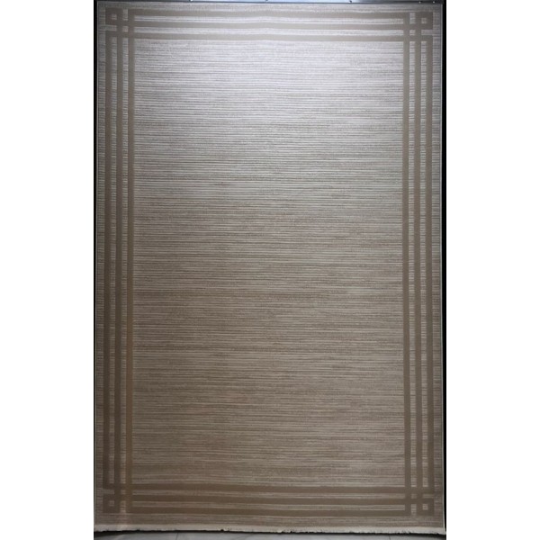 Modern Turkish Hotel Rugs Lauren F414C Cream Beige Size 100*200
