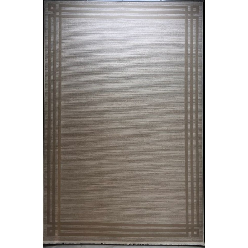 Modern Turkish Hotel Rugs Lauren F414C Cream Beige Size 200*300