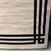 سجاد تركي مودرن فندقي لورين F414C كريم اسود مقاس 250*350