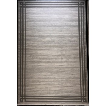 سجاد تركي مودرن فندقي لورين F414C كريم رصاصي مقاس 250*350