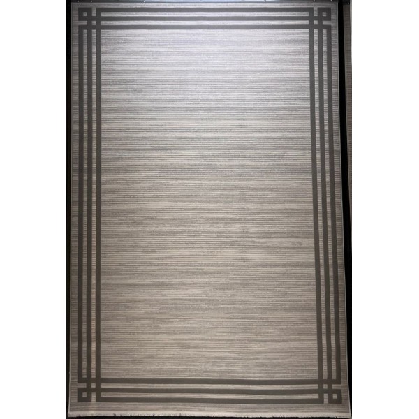 Modern Turkish Hotel Rugs Lauren F414C gray black Size 150*220