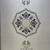 Turkish LAVENDER rug N0598A BLACK size 100x200