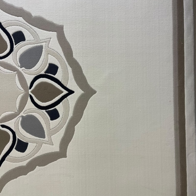 سجاد تركي لافندر N0598A اسود مقاس 50*80