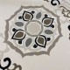 سجاد تركي لافندر N0598A اسود دائري مقاس 150*150