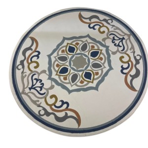 سجاد تركي لافندر N0598A رصاصي ميكس دائري مقاس 150*150