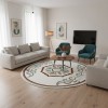 Turkish Lavender N0598A tera Round Rug 200*200