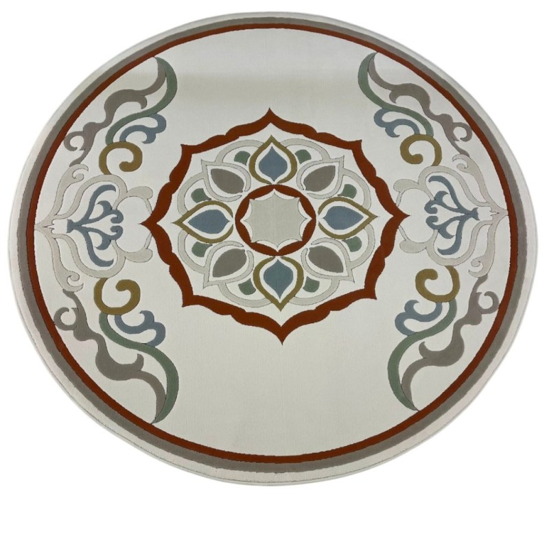 سجاد تركي لافندر N0598A تيرا دائري مقاس 200*200