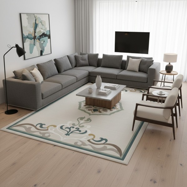 Turkish LAVENDER rug N0598A GREEN size 300*400