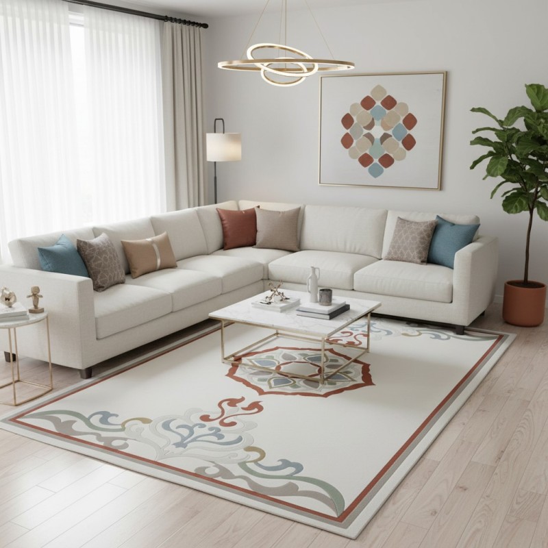 Turkish LAVENDER rug N0598A tera size 400*500