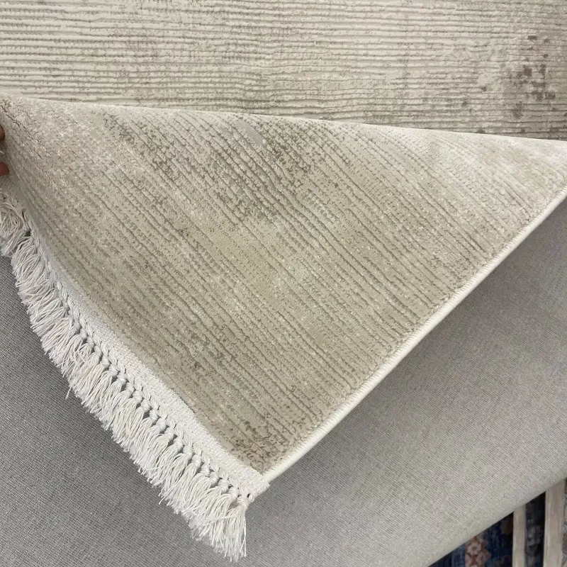 Modern Turkish Lavish Rug 37842A Cream Beige Size 50*80