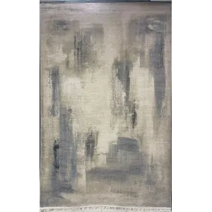 Modern Turkish Lavish Rug 37842A Cream blue Size 400*500