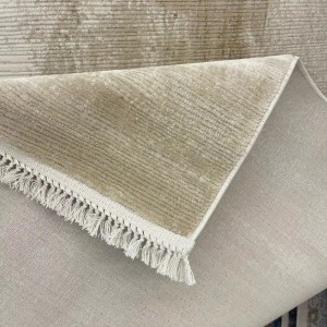 Modern Turkish Lavish Rug 37842A Cream golden Size 50*80