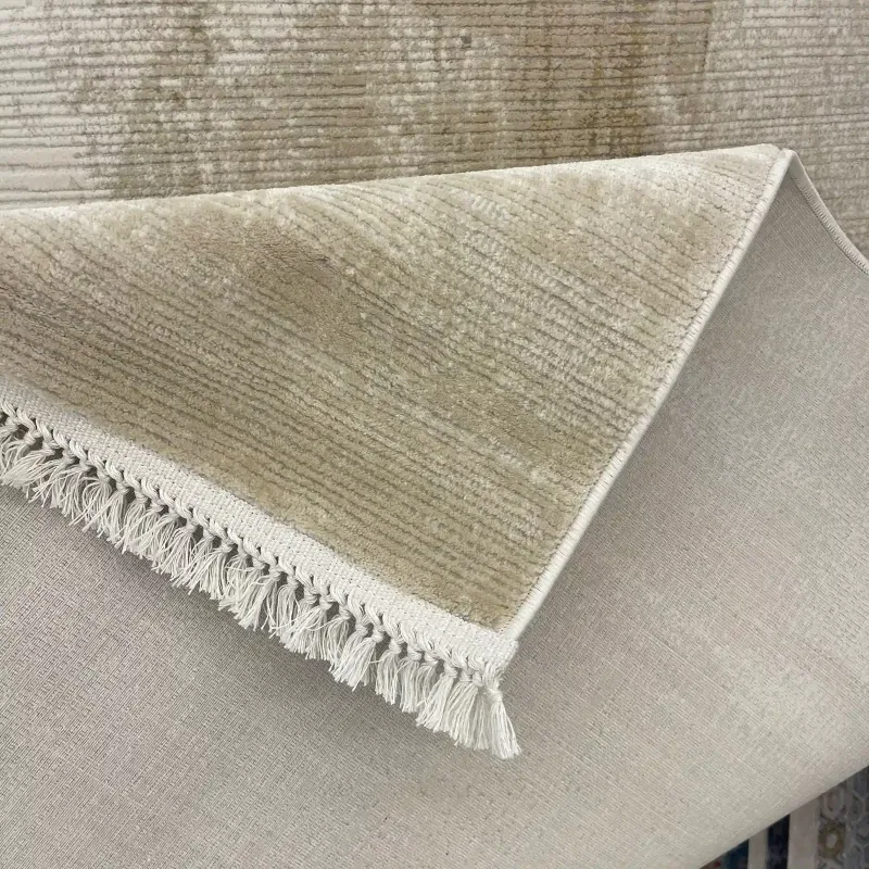 سجاد تركي مودرن لافيش 37842A كريم ذهبي مقاس 100*300