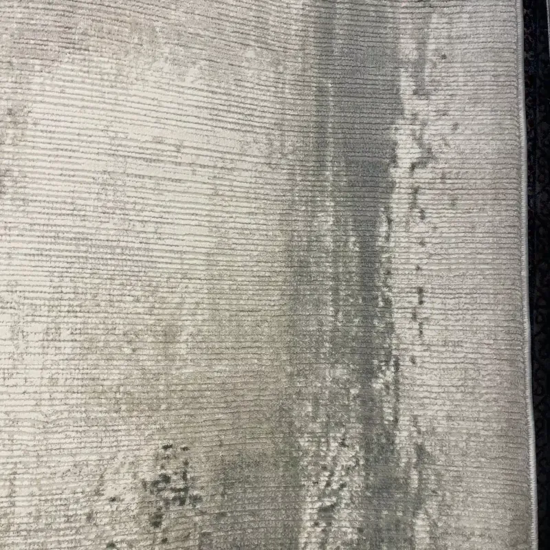 Modern Turkish Lavish Rug 37842A Cream green Size 100*300