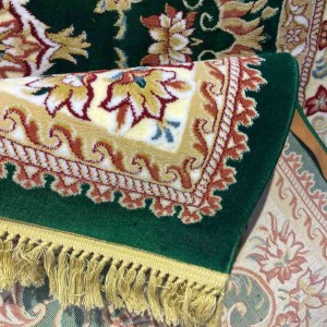 Turkish carpets dark green Lamar
